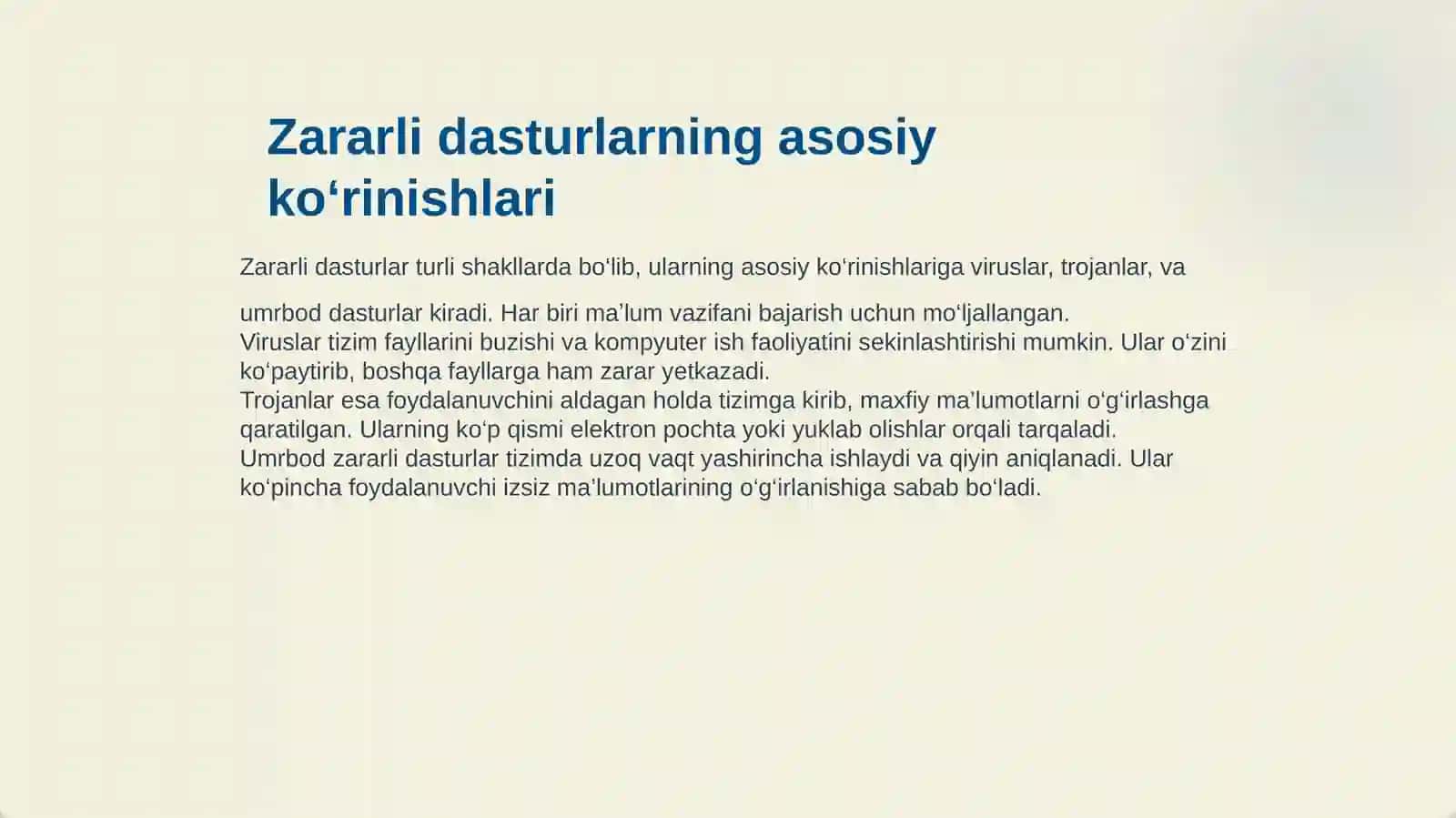 INTERNET XAVFSIZLIGI VA FOYDALANUVCHI MADANIYATI 4