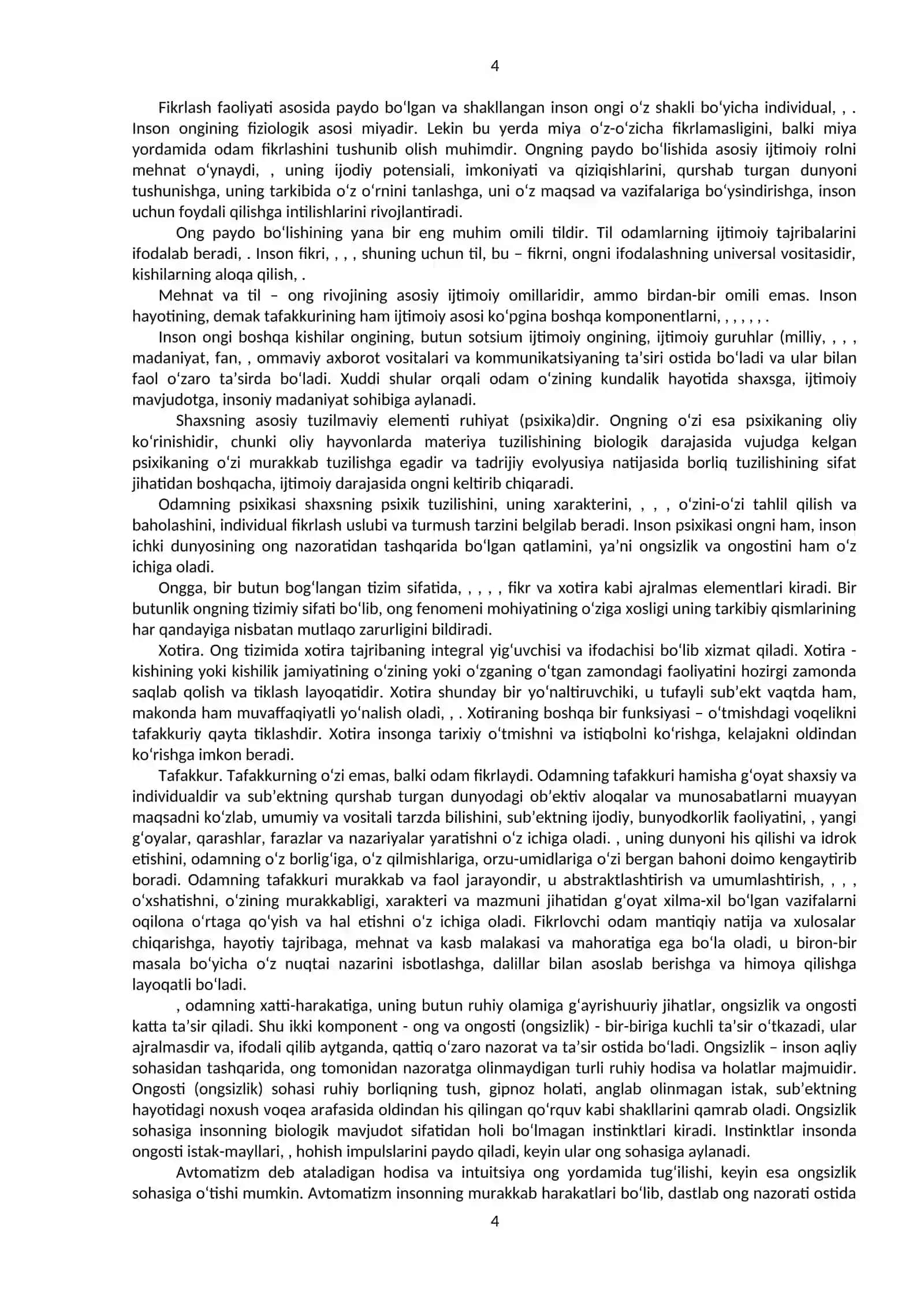 Inson falsafasi (Falsafiy antropologiya) 4