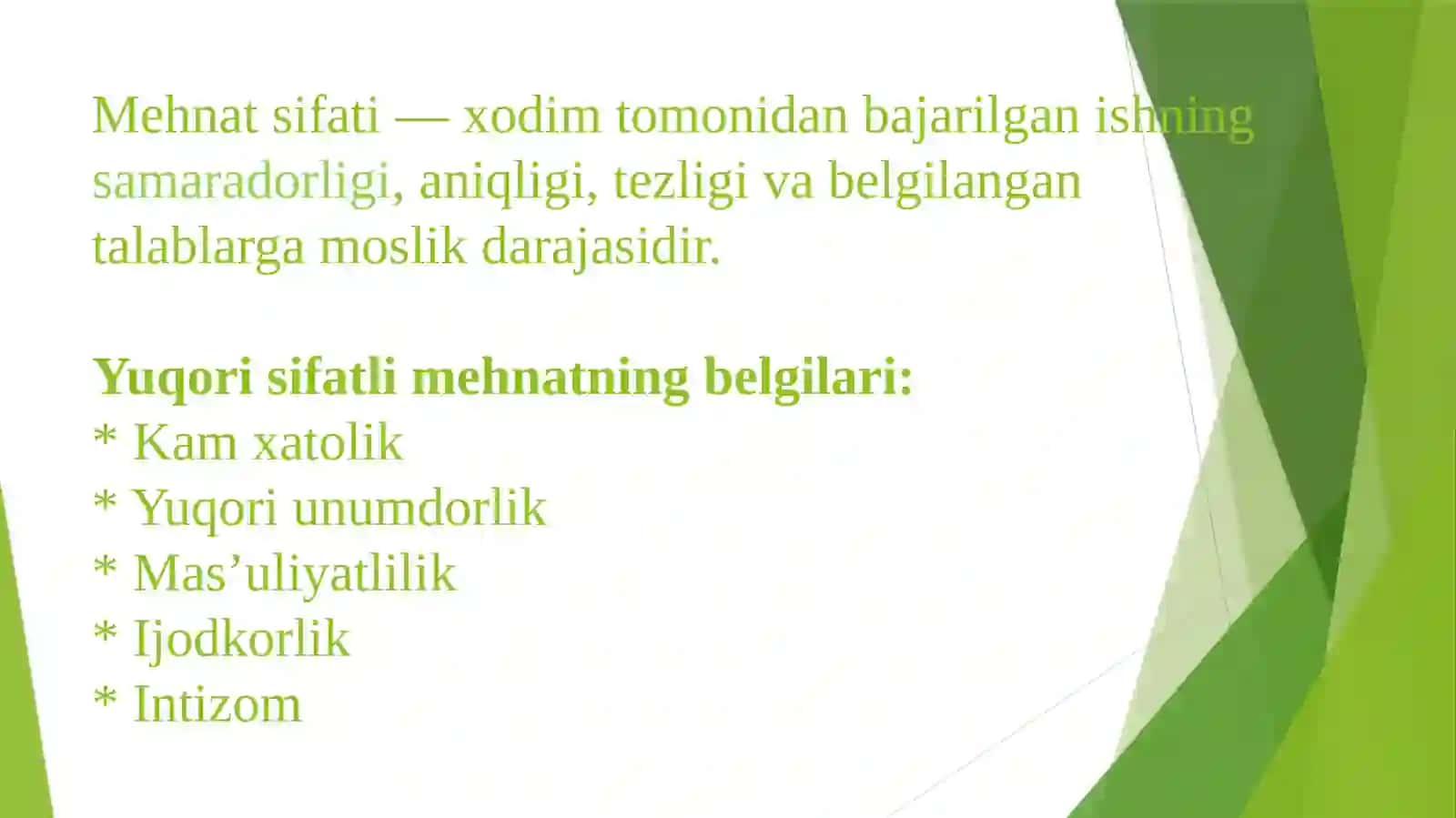 Mehnat sifatini ta’minlashning psixologik omillari 4