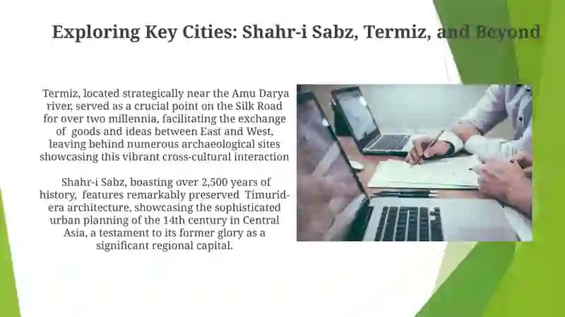 Presentation about the ancient cities of Kashkadarya 4