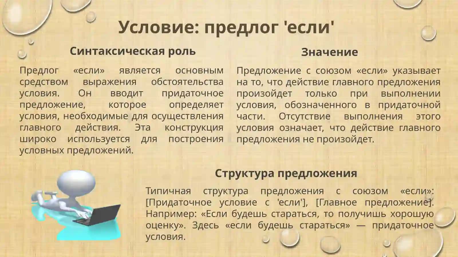 Обстоятельствоусловия 4