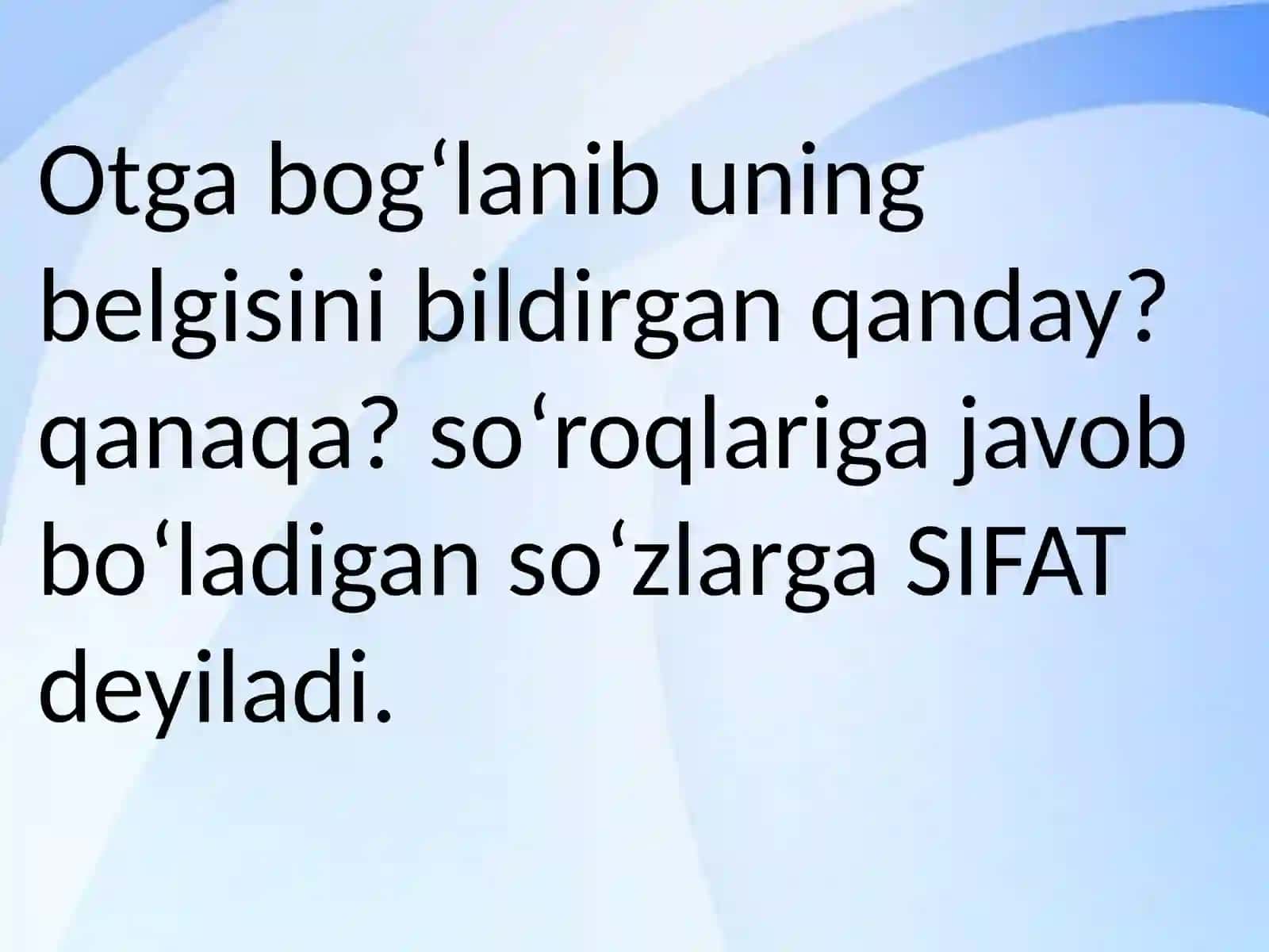 Sifatsoʻzturkumi 4
