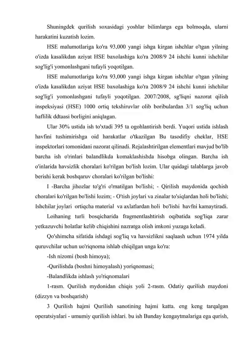 TASHKILOTDA XODIMLAR XAVSIZLIGI. FIZIK VA EKOLOGIK XAVSIZLIK 4