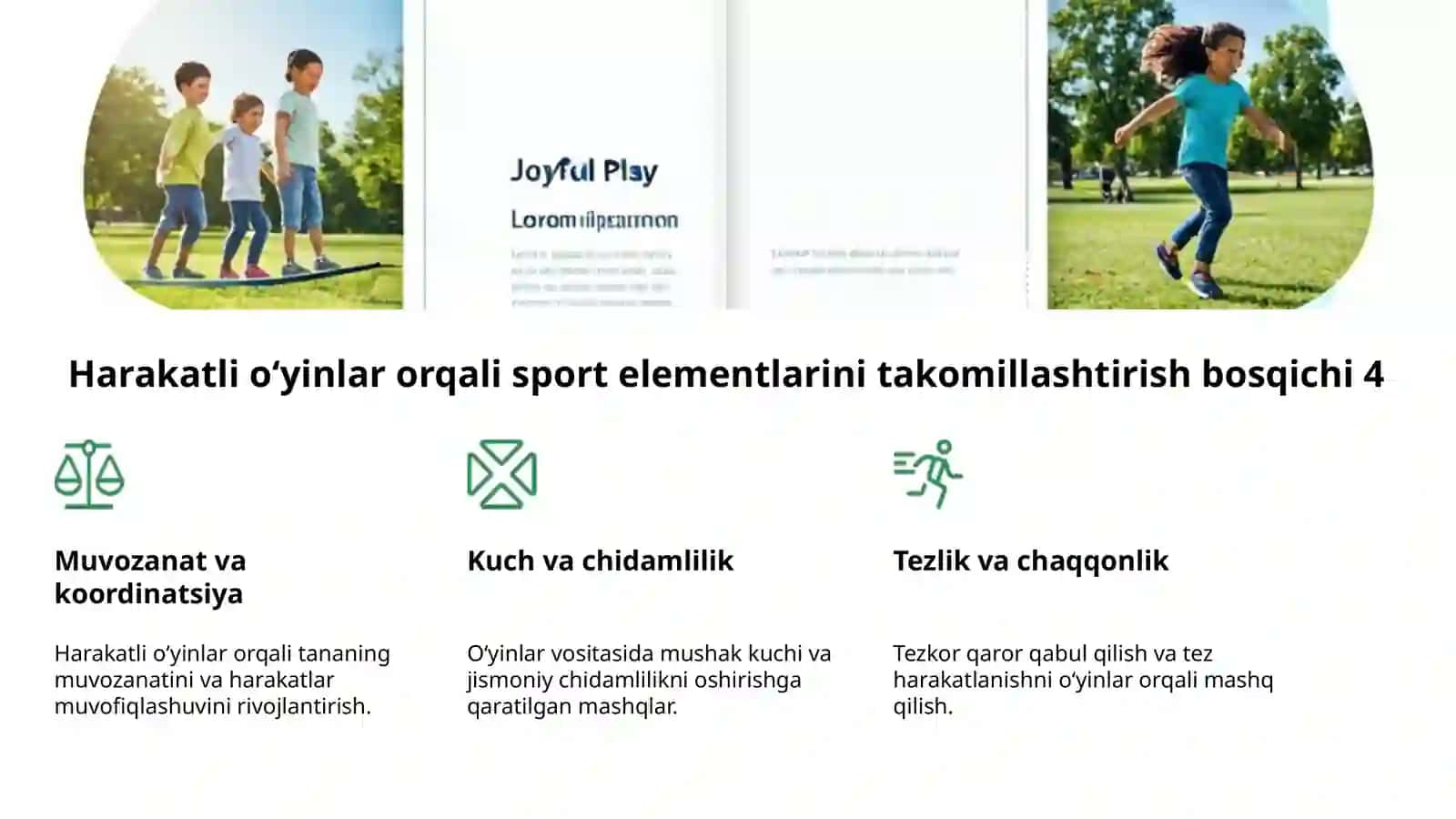 Harakatli o‘yinlar: sport elementlarini takomillashtirish 4