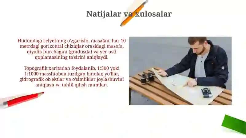 Tanlangan kôcha -maydonni relyefi vatopoxaritasiniôrganish 4