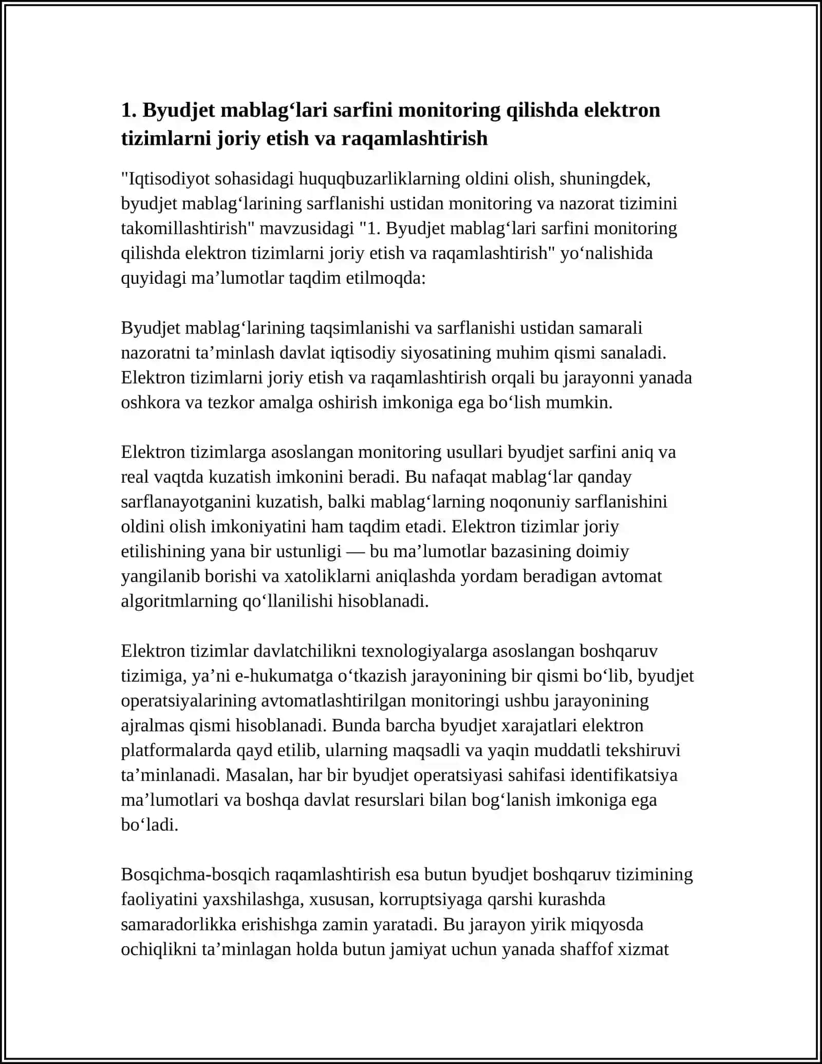 IQTISODIYOT SOHASIDAGI HUQUQBUZARLIKLARNING OLDINI OLISH 4