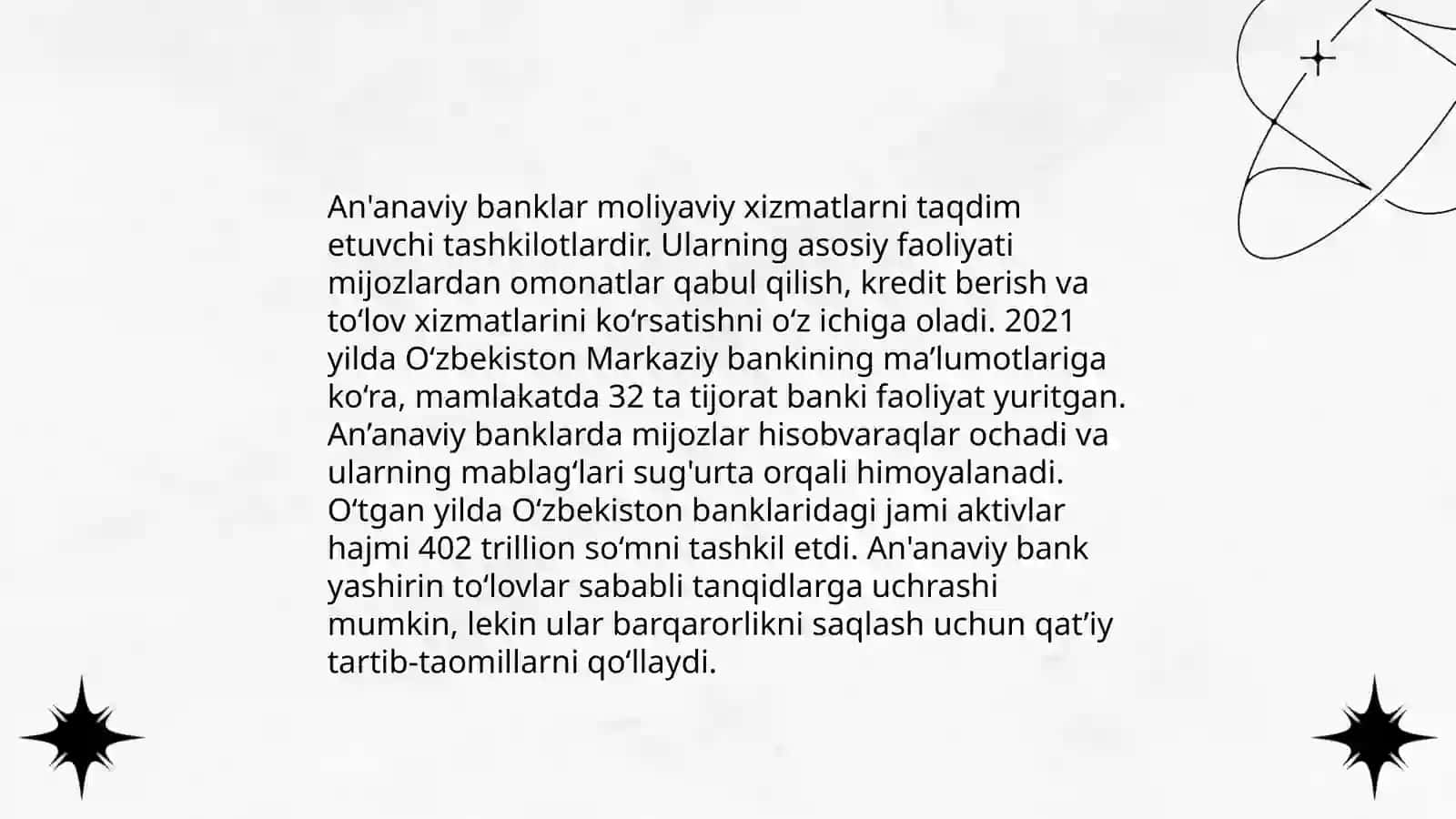 Islom banki va an'anaviy banklar o'rtasidagi farglar Islomda shartnoma mohiyati 4