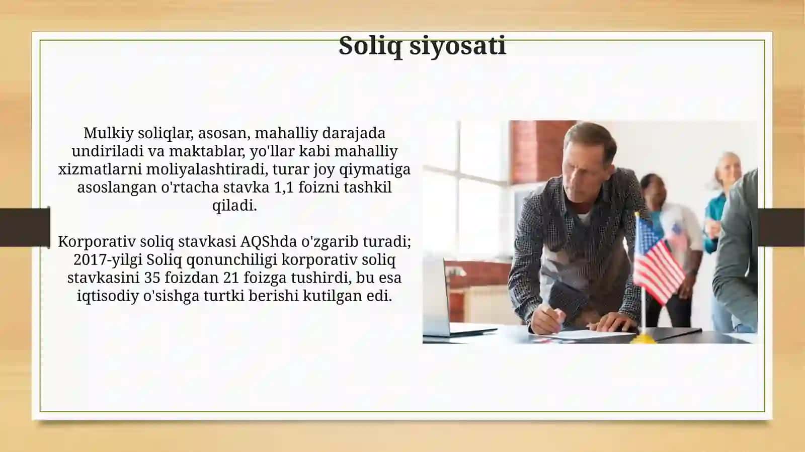 Amerika Qushma Shitatlari iqtisodiysiyosati 4