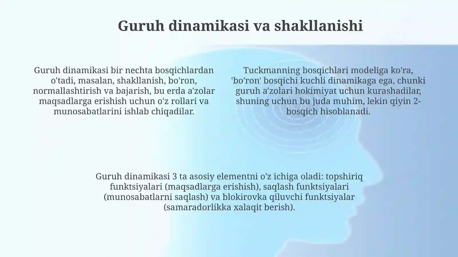 Guruh va guruh turlari 4