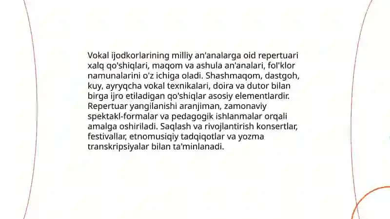 Vokal ijodkorlari hayoti va ijodi 4