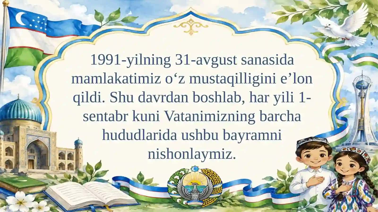 Mustaqillik darsi 4