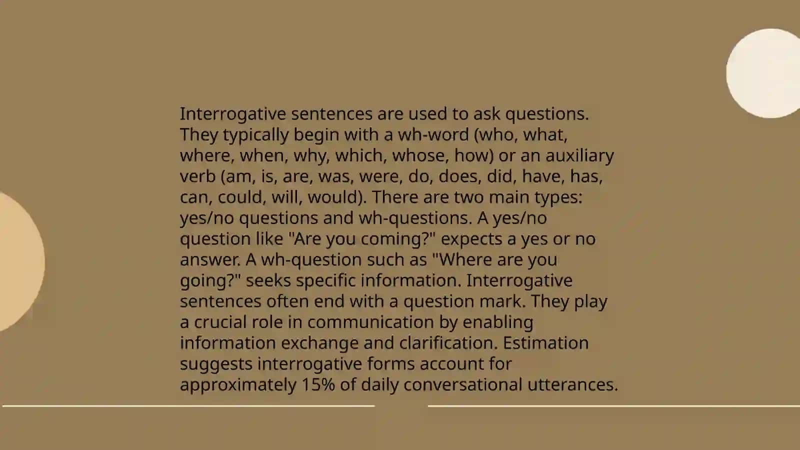 Sentence theory: sentence types and subtypes 4