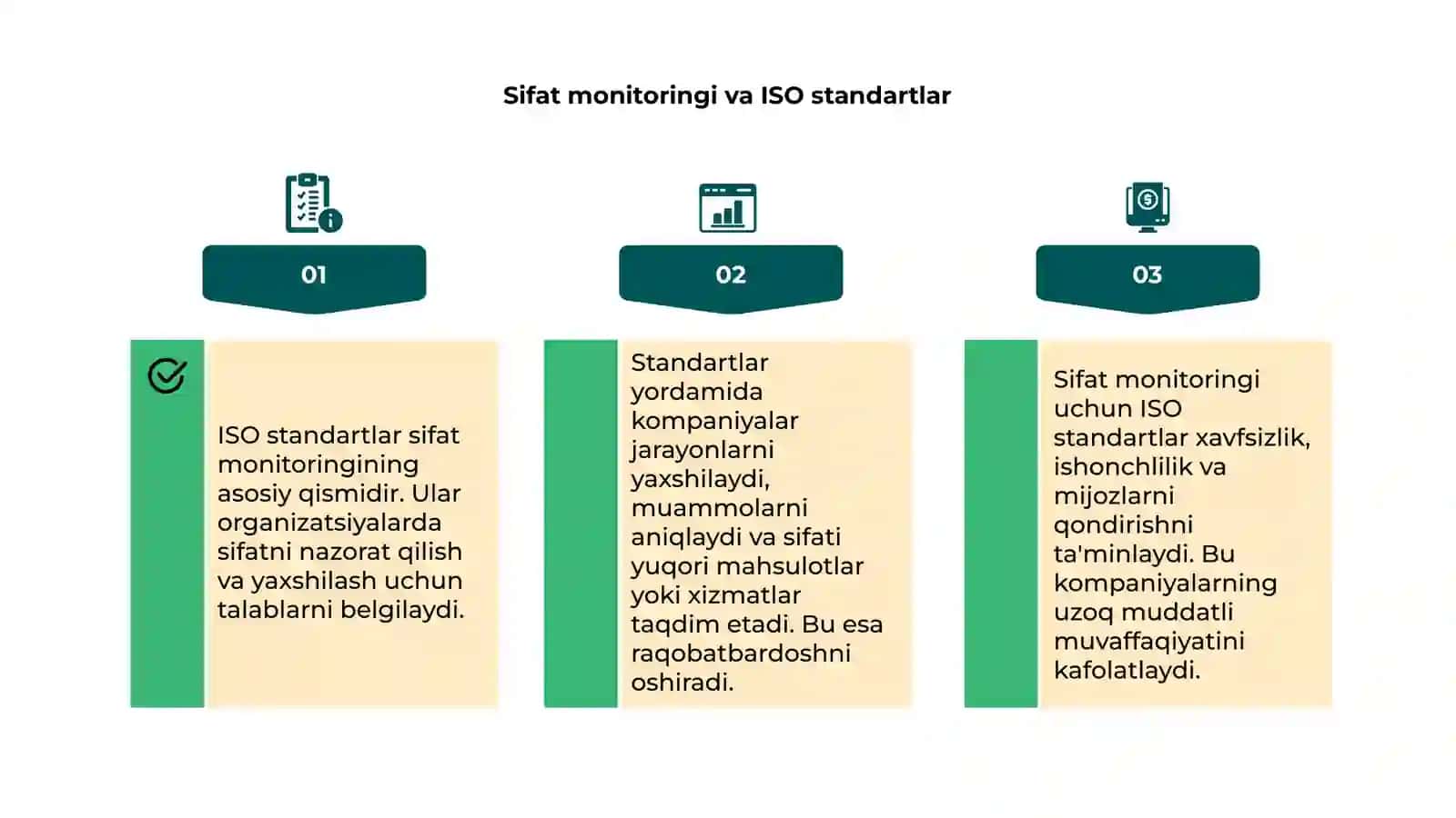 Sifat monitoringi uchun ISO standartlarning ahamiyati 4