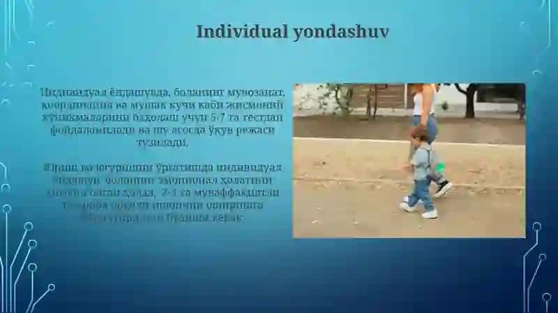 Maktabgacha bollarni yurush va yugurishga orgatish metodikasi 4