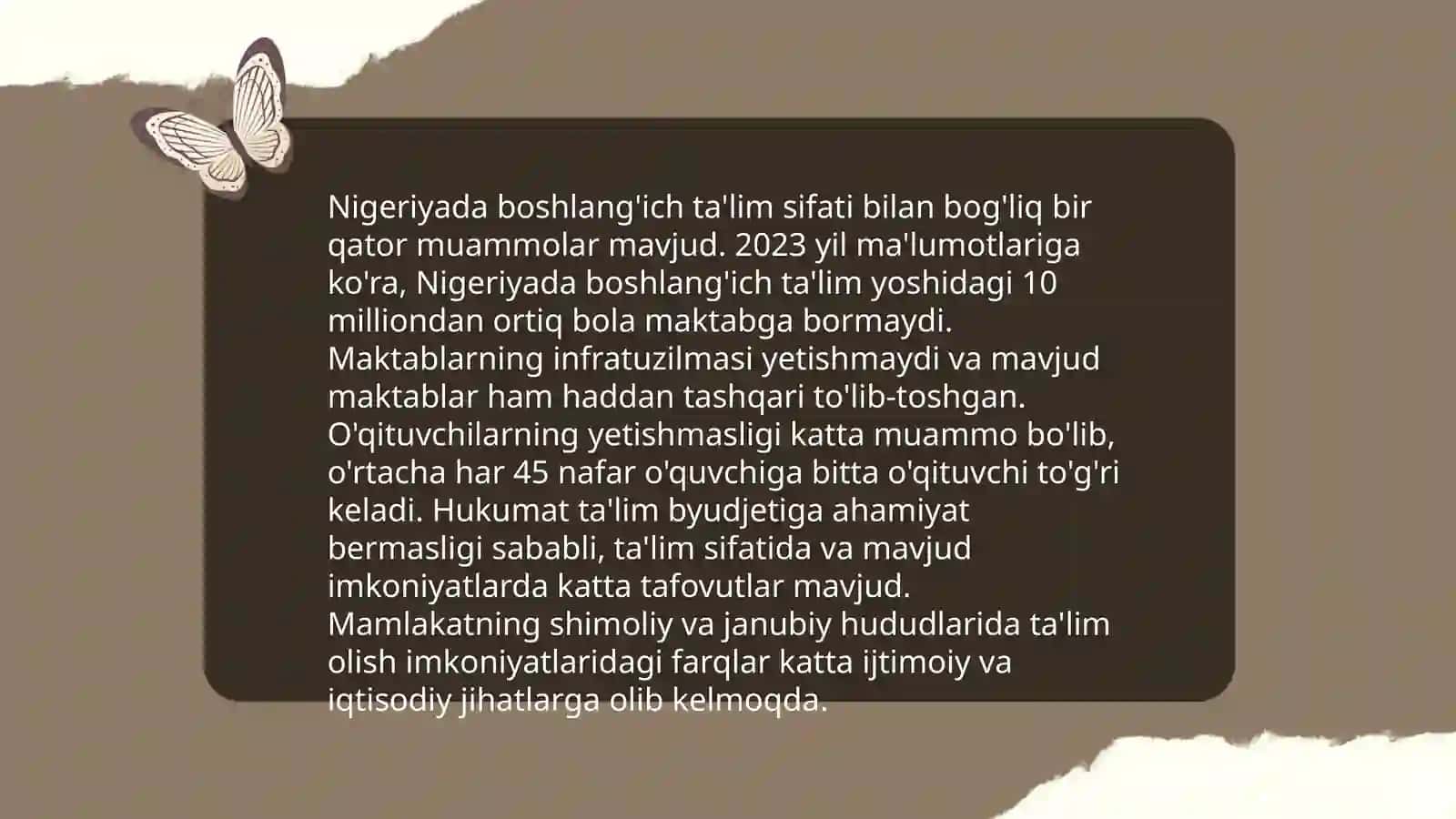 Ayrim Afrika mamlakatlarida talim tizimi va 4