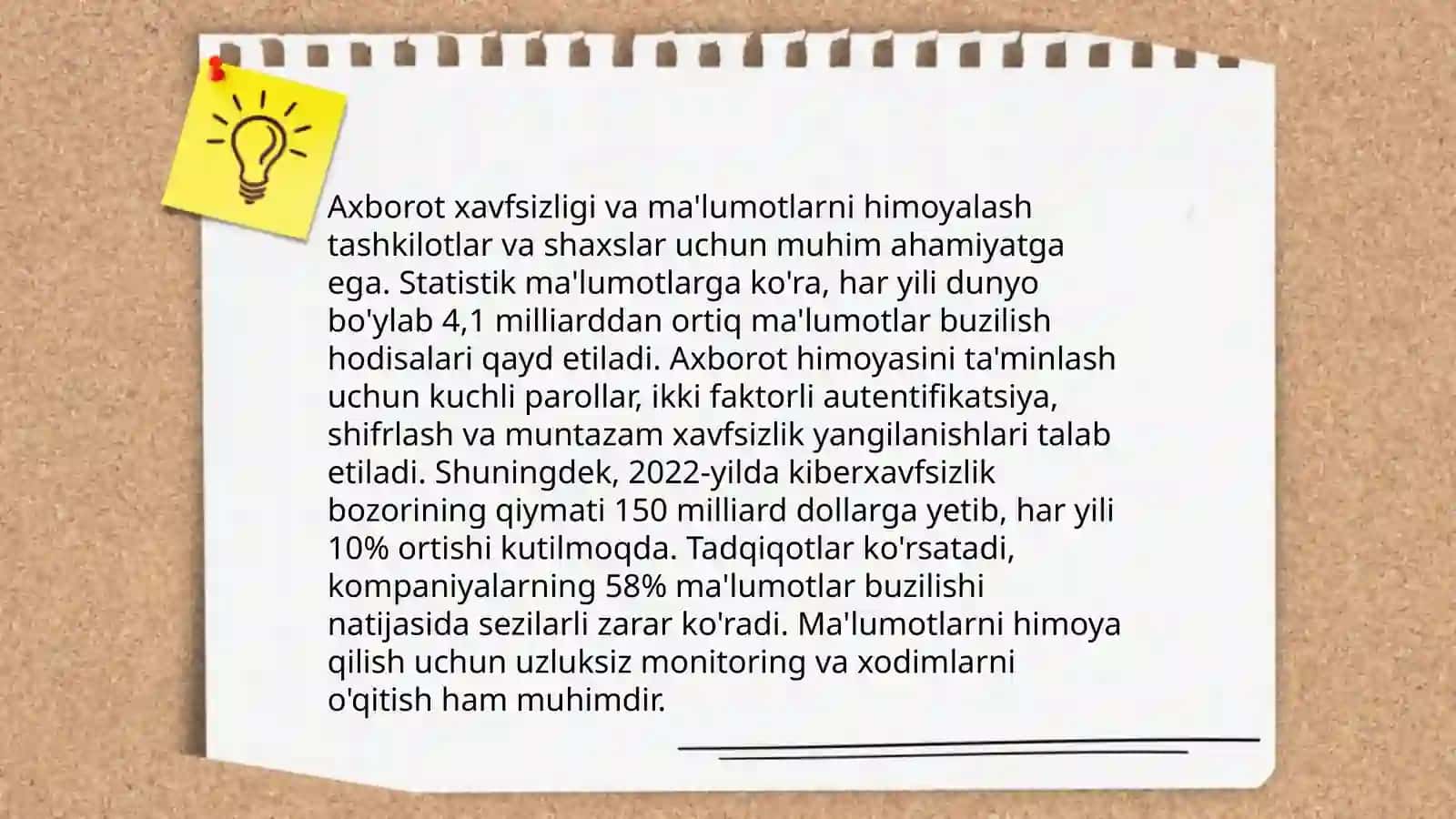 Informatika va AT fanidan davlat ta’lim standarti 4