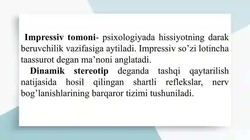 Hissiyotlar va Irodaning Psixologik Xususiyatlari 4