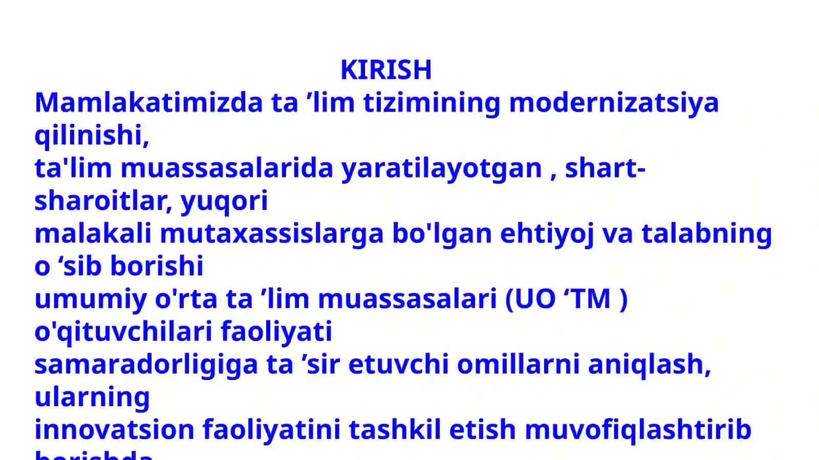 Oʻqituvchining kasbiy faoliyatida aktyorlik va rejissyorlik mahorati elementlari 4