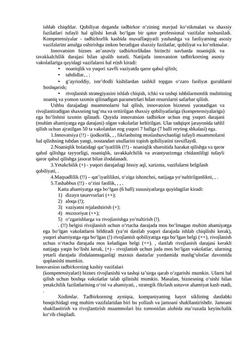 INNOVATSION BIZNESDA INSON OMILI 4