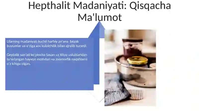 Eftaliylar va Turk xoqonligi davrida madaniyat va san’atning o‘ziga xos xususiyatlari 4