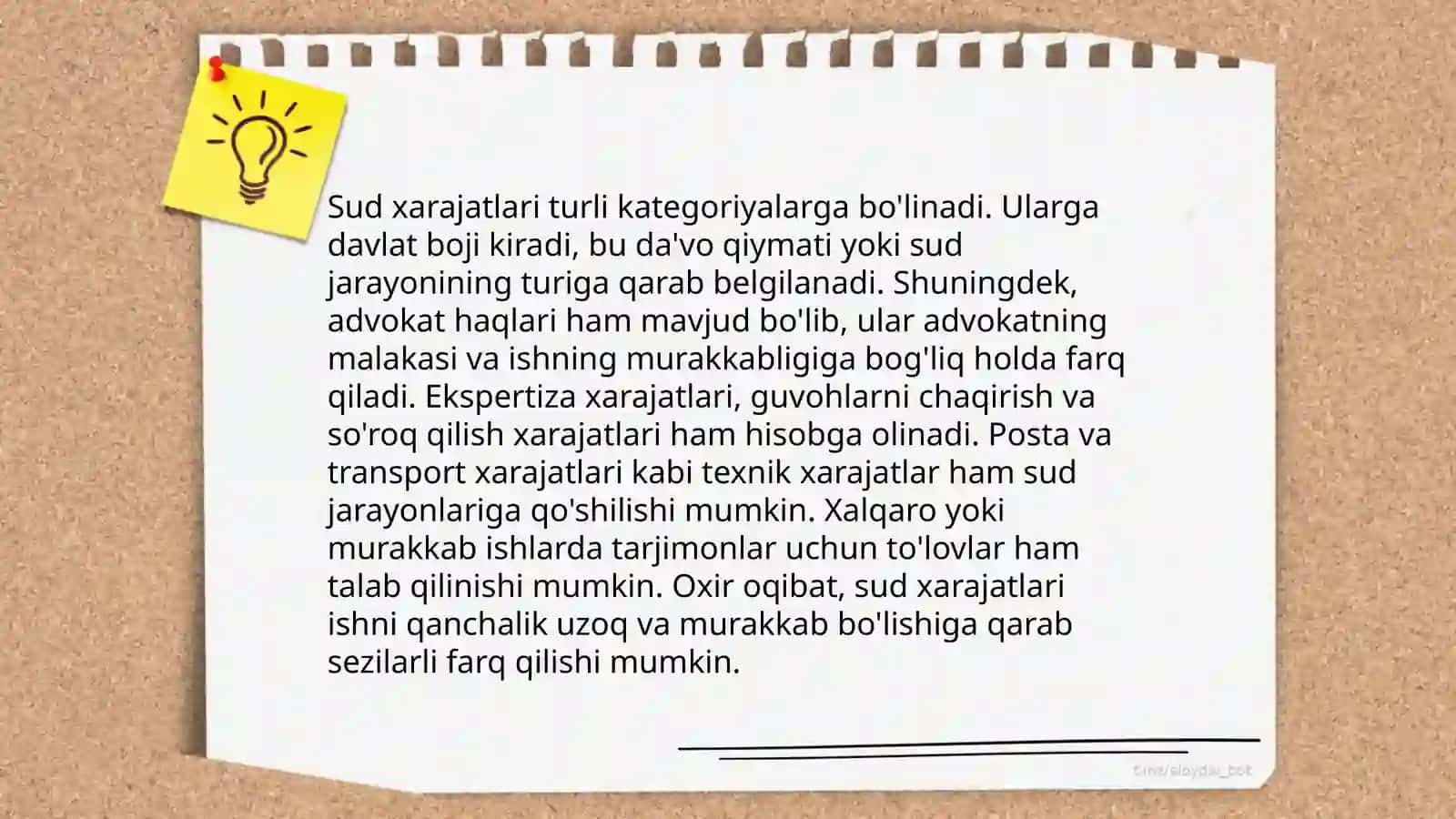 Fuqarolik protsessual huquqida sud xarajatlari 4
