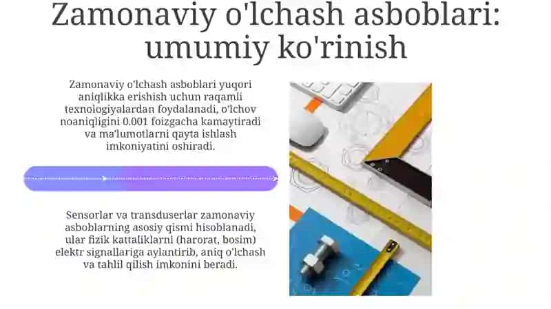 Zamonaviy o'lchov asboblari 4