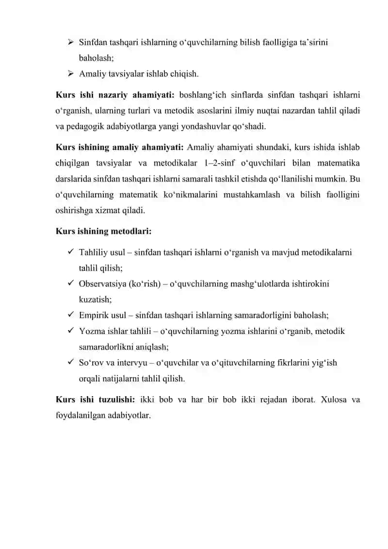 Matematika darslarida sinfdan tashqari ish turlari  (1-2-sinf) 4