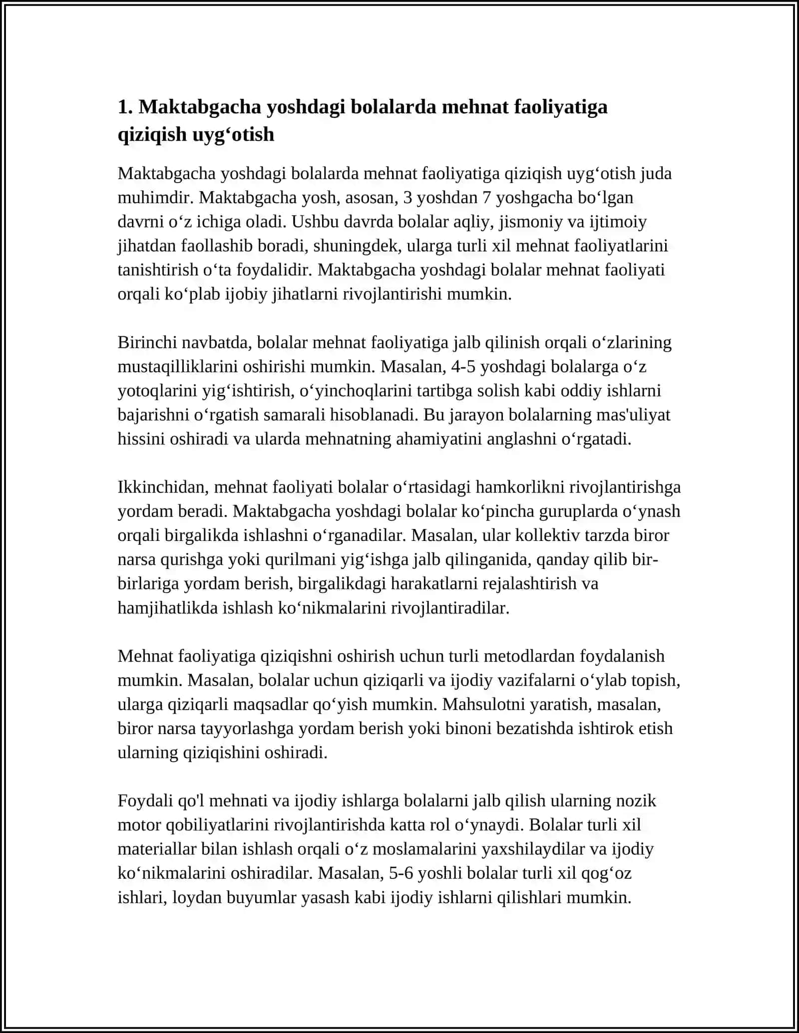 MAKTABGACHA YOSH DAVR PSIHOLOGIYASI 4