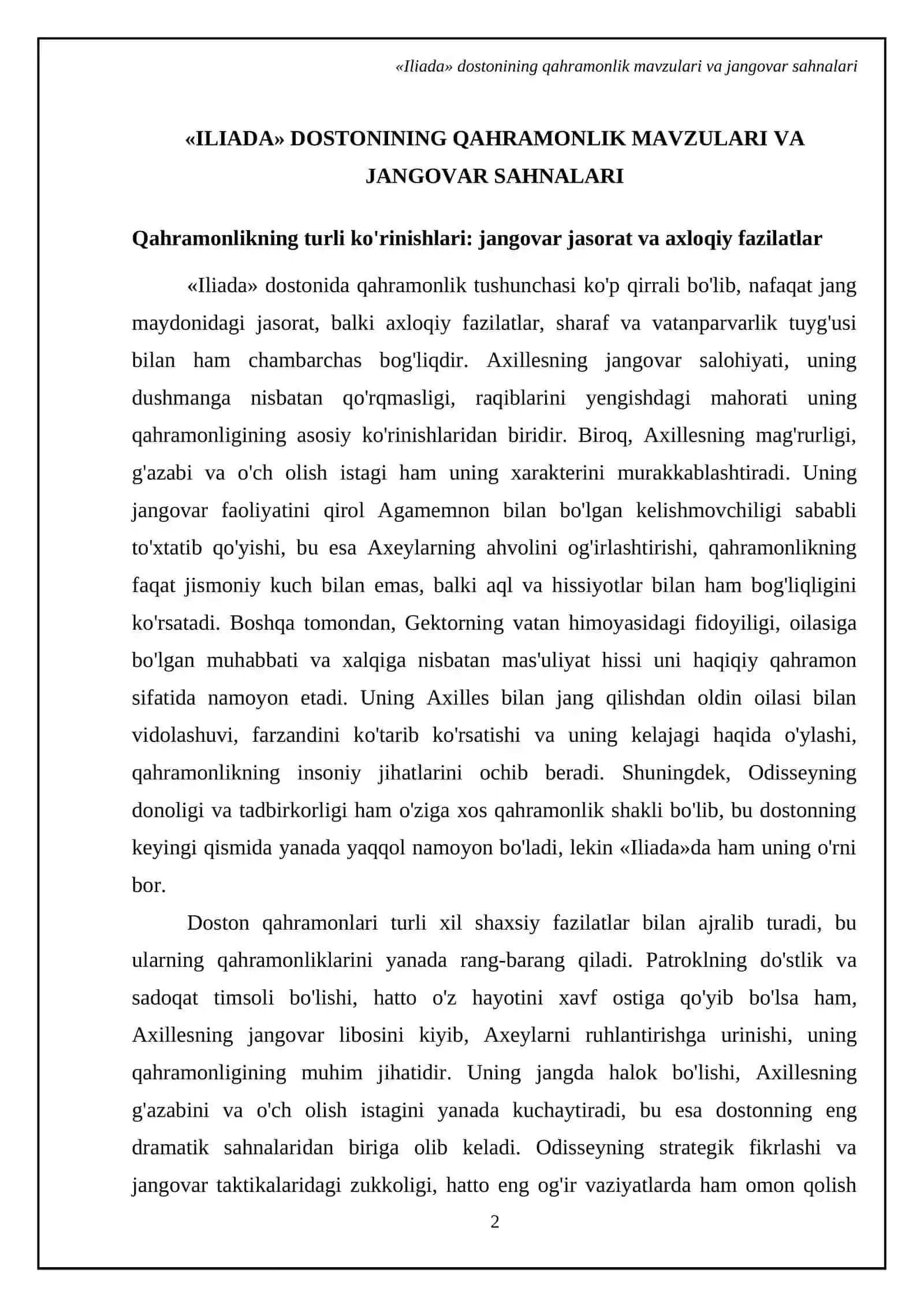 "Iliada" va " Odisseya" dostonlari 4