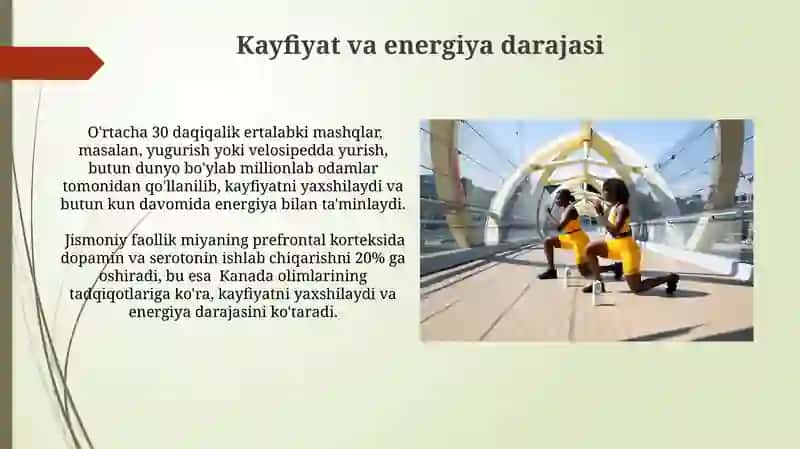 Ertalabki Mashqlarning Sog'liqqa Foydalari 4