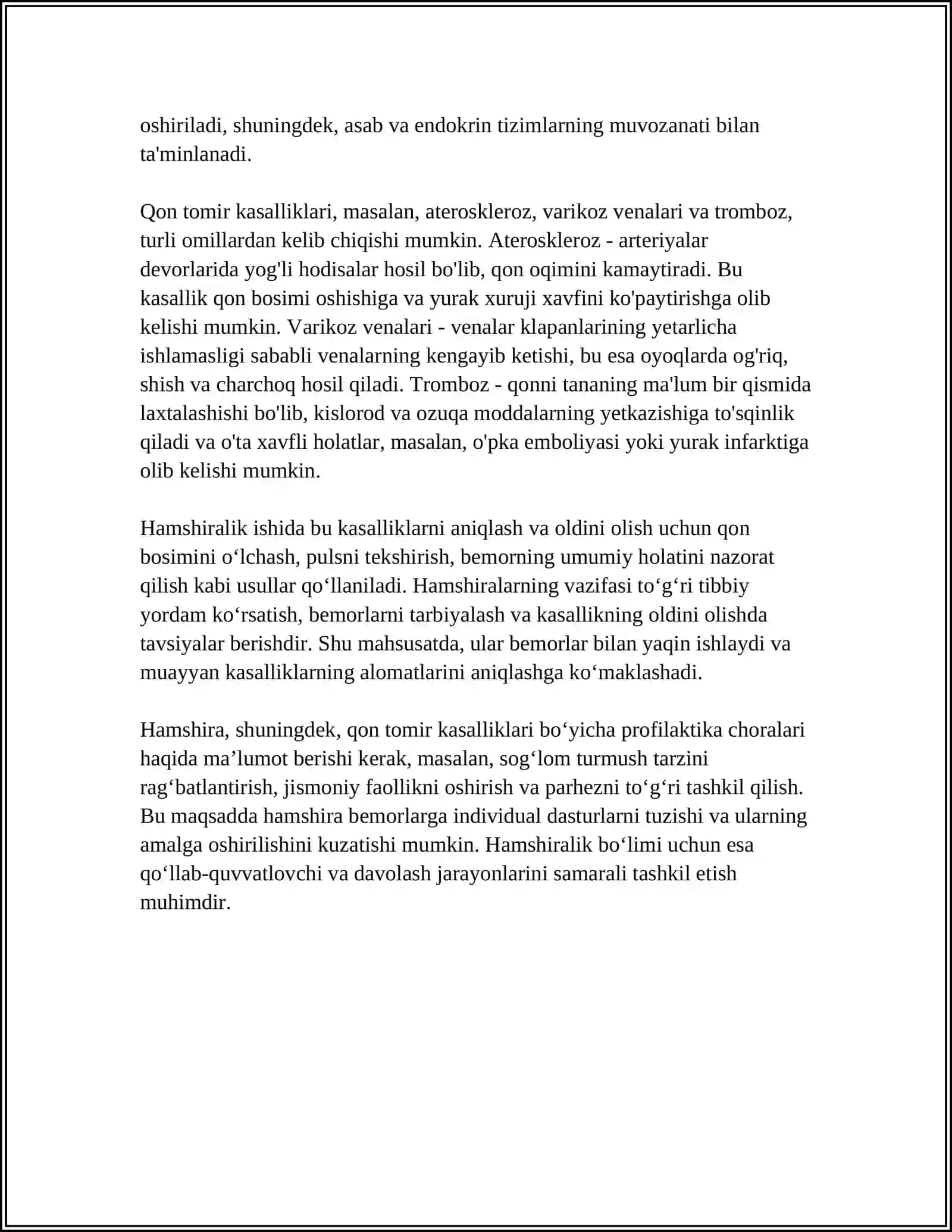QON TOMIRLARNI XIRURGIK KASALIKLARIDA HAMSHIRALIK ISHI 4