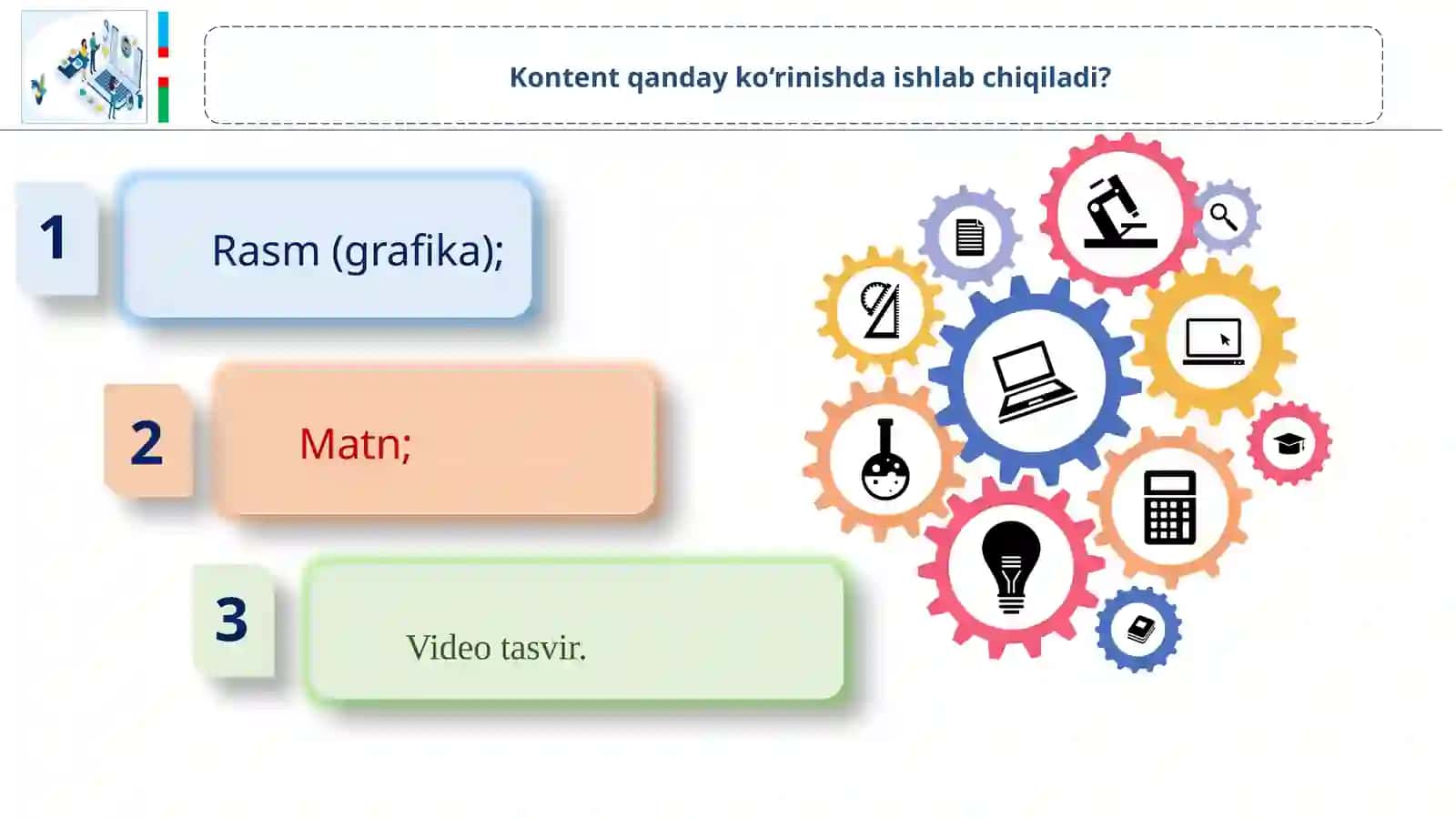 Viki, bloglar va forumlar: elektron ta’lim jarayonida kontent yaratish va boshqarish 4