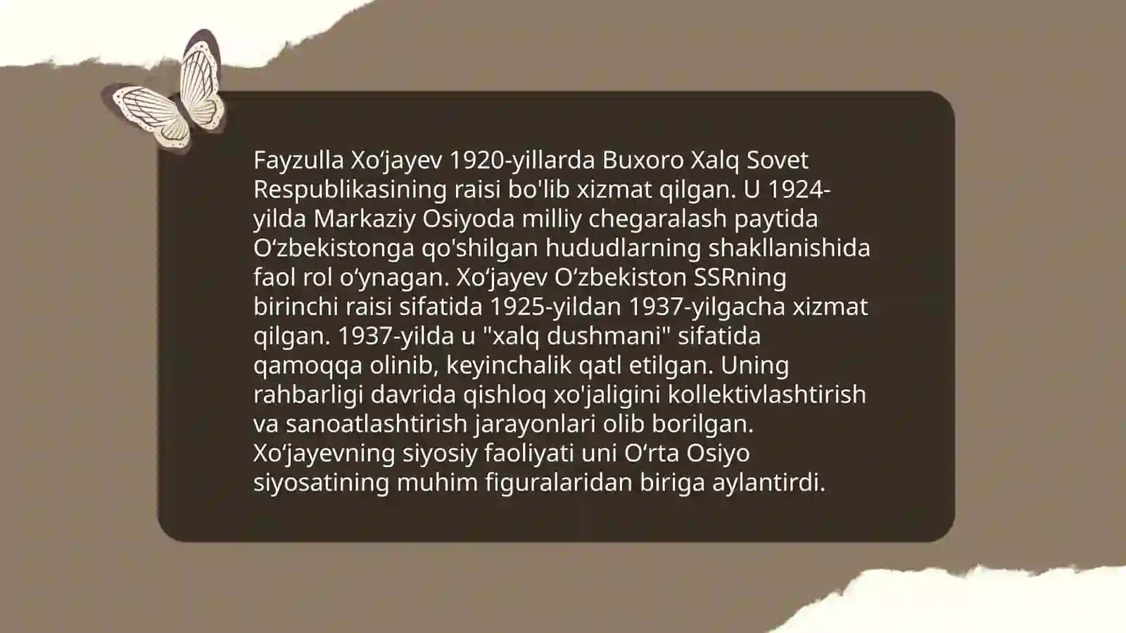 Fayzulla Xoʻjayev Ubaydullaxoʻjayevich 4