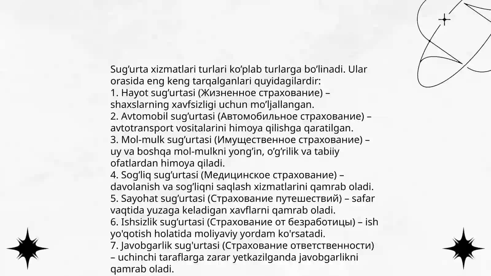 Kafolat sug’urta AJ 4