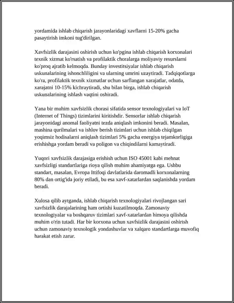 ISHLAB CHIQARISHDA SHIKASTLANISHGA OLIB KELADIGAN SABABLAR VA OMILLAR 4