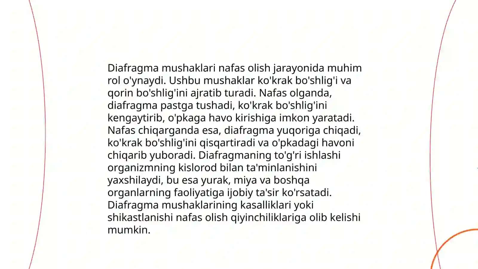 Diafragma mushaklari fiziologiyasi 4