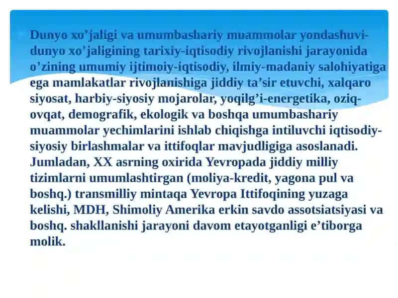 Dunyo mintaqalari siyosiy iqtisodiy rivojlangan hududlar xaritasi 4