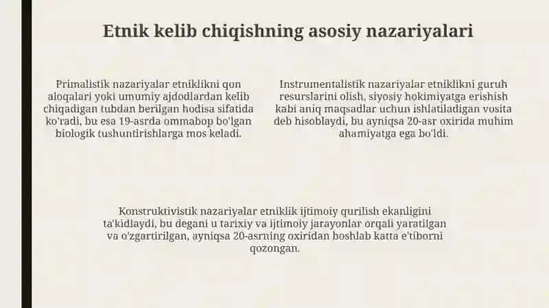 Etnos masalasida ilmiy nazariyalar 4