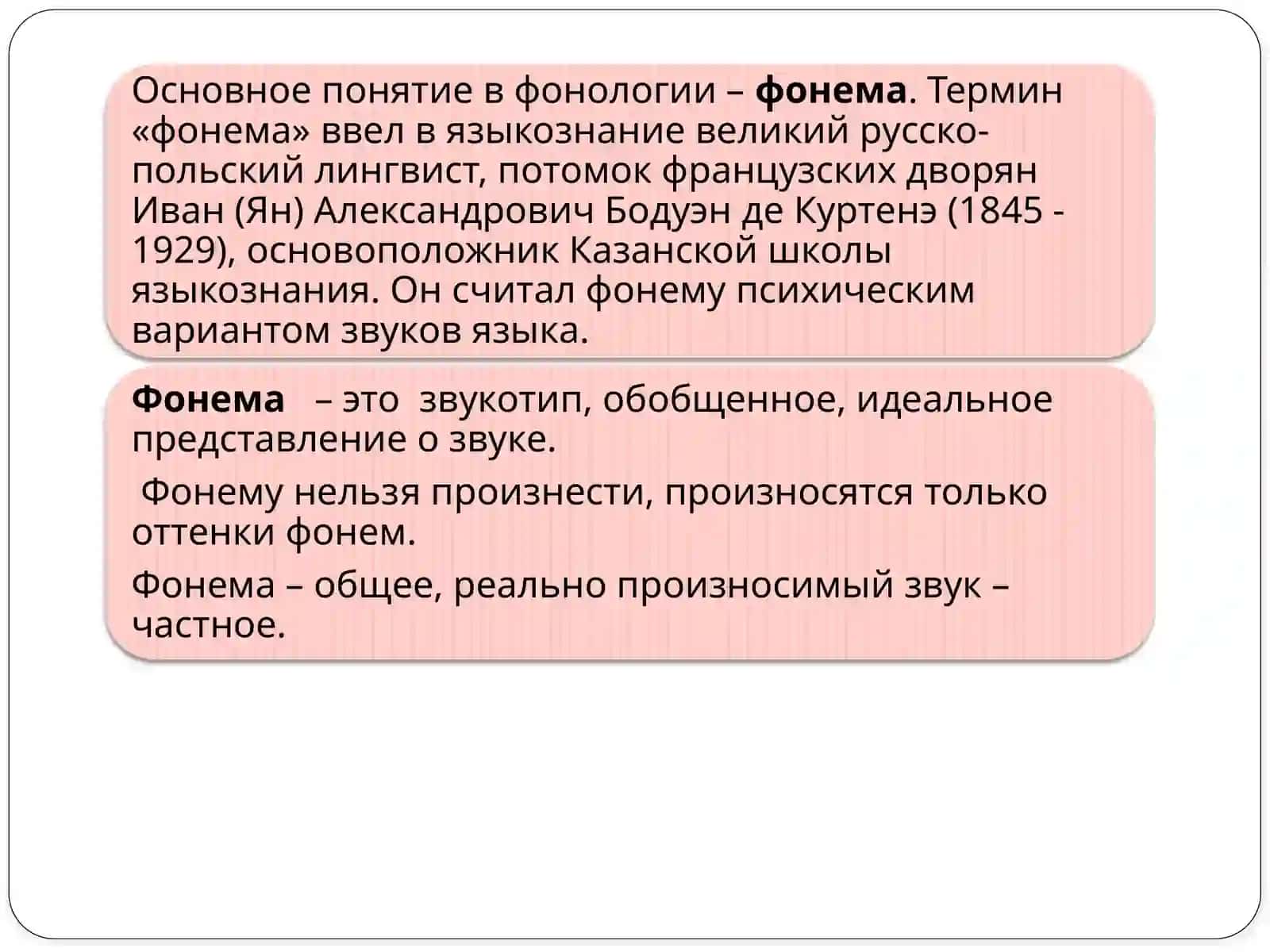 Понятие фонемы в МФШ иСПбФШ. Фонологическая система русского языка во взглядах МФШ иСПбФШ 4