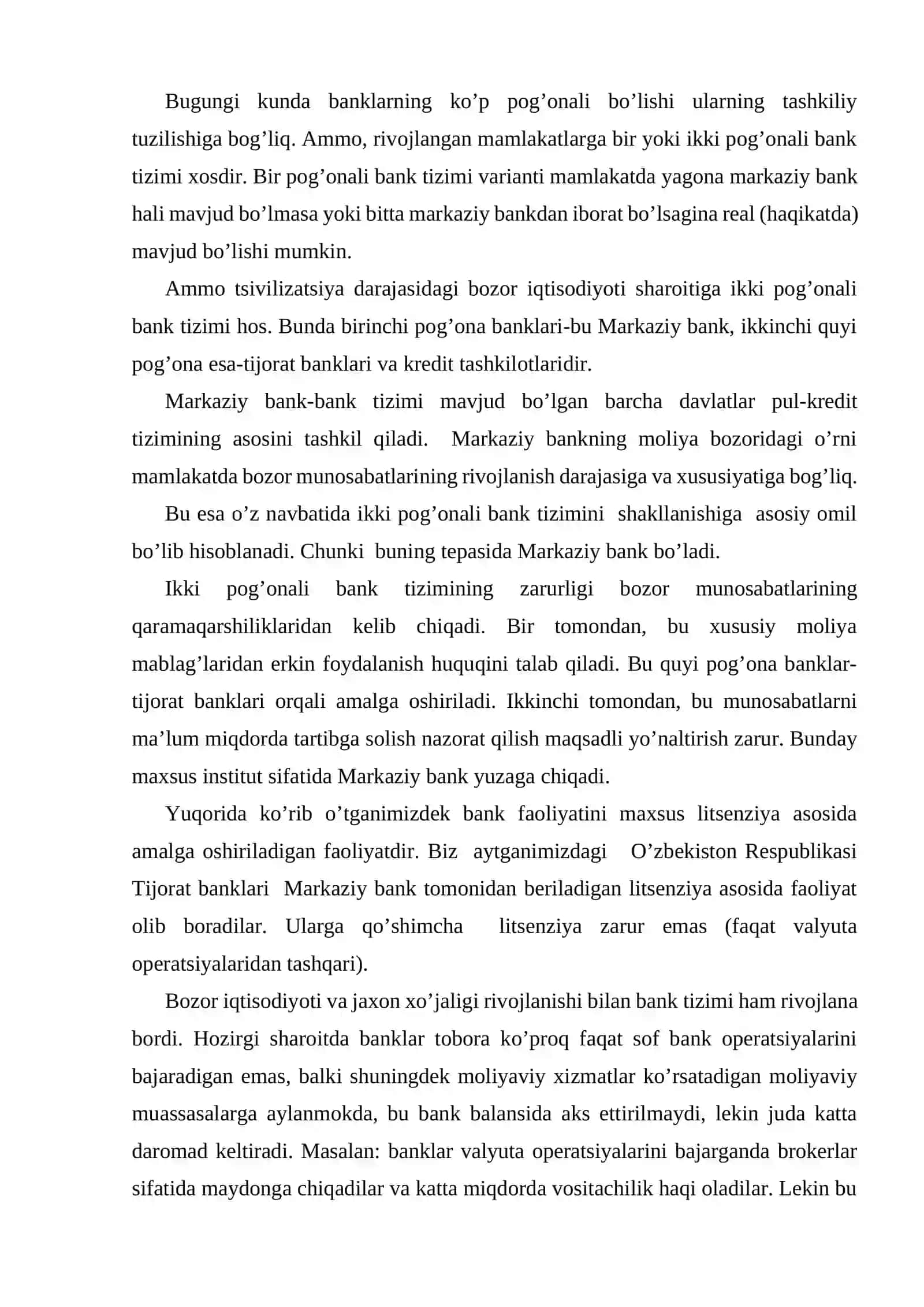 O'zbekiston Respublikasida Pul-Kredit Siyosati 4