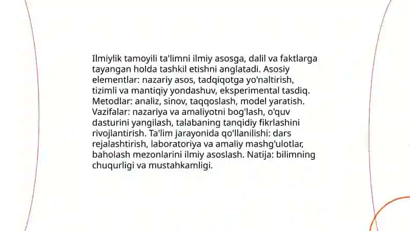 Kasbiy faoliyatning didaktik tamoyillari 4