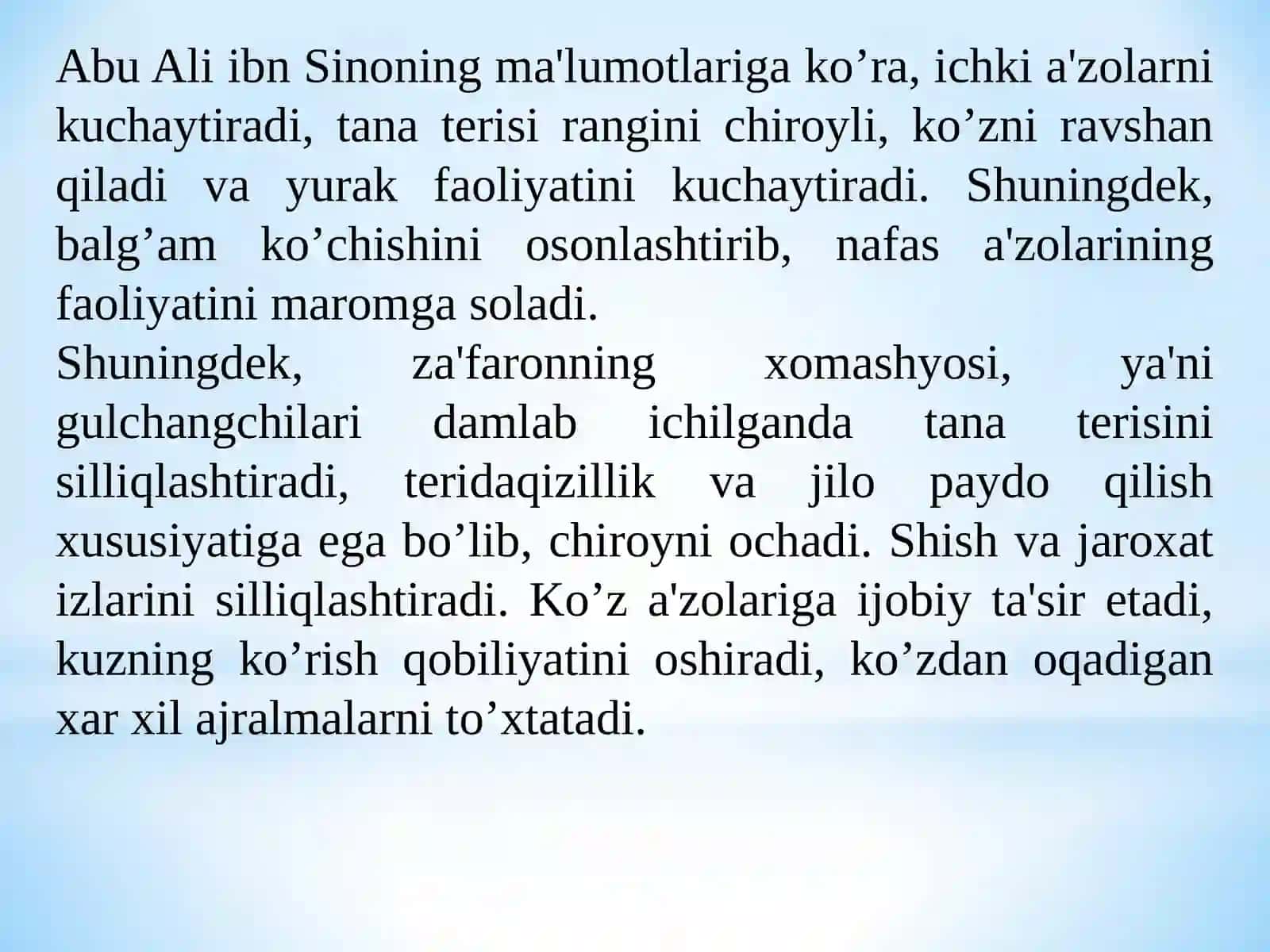 Ekma za'faron o‘simligi bioekologiyasi 4