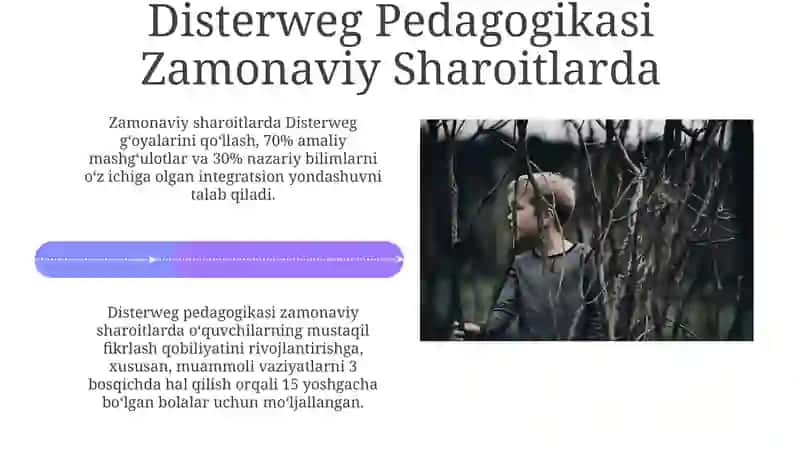 Adolf Disterwegning rivojlanish ta'limi nazariyasi 4