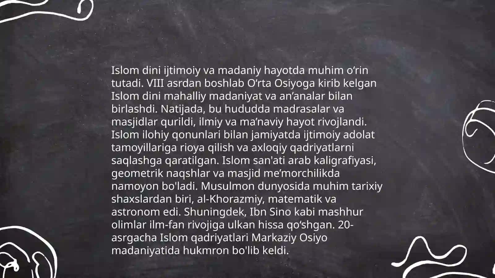 Mavrennaxrda islom dinini tarqatish va madrasa taʼlim berishning ijtimoiy madaniy turmisiga taʼsiri 4