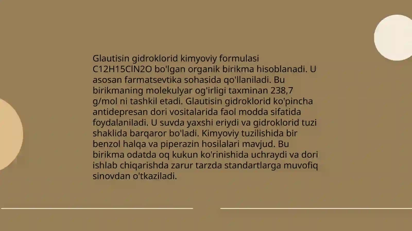 Izoxinolin hosilalari tahlili 4