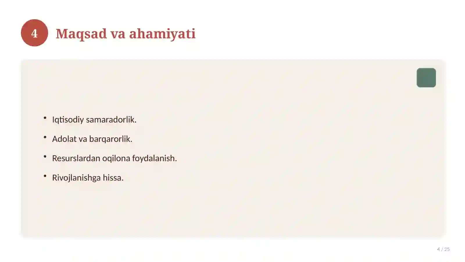 Menejerlar faoliyatini tashkil etish 4