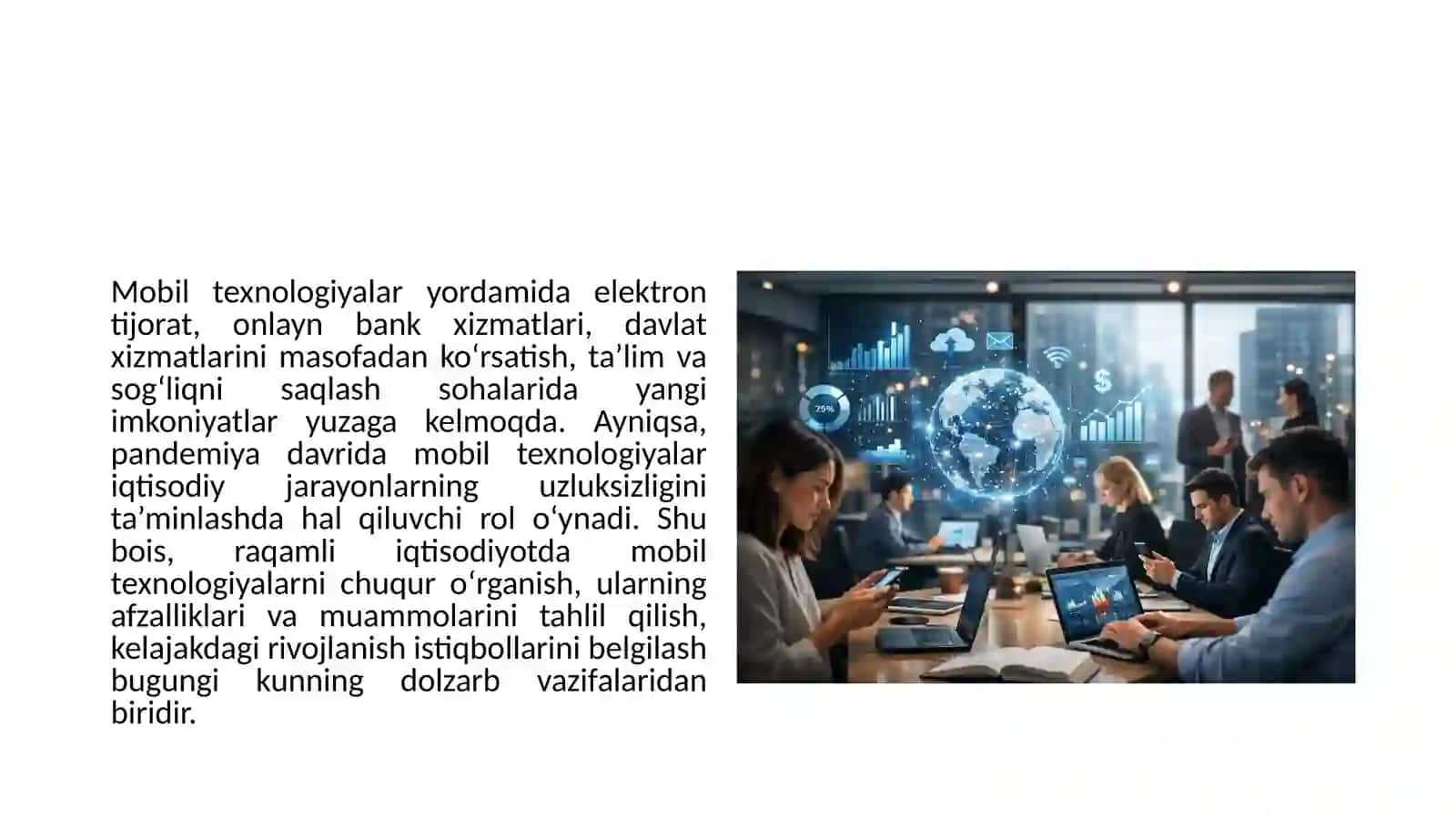 Raqamli iqtisodiyotda mobil texnologiyalarning roli 4