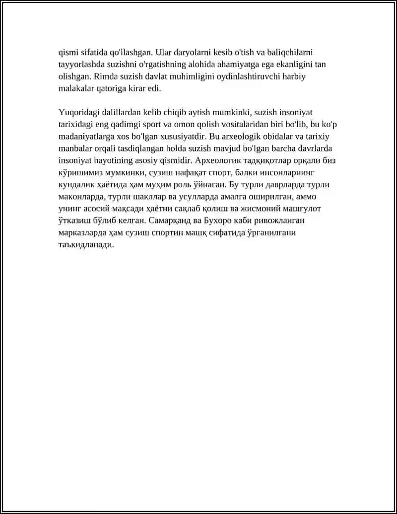 SUZISH RIVOJLANISH TARIXI 4