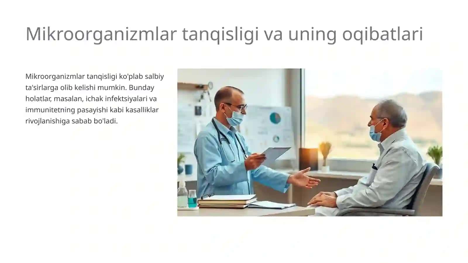 Organizmda mikroorganizmlar tanqisligidan kelib chiqadigan kasalliklar 4