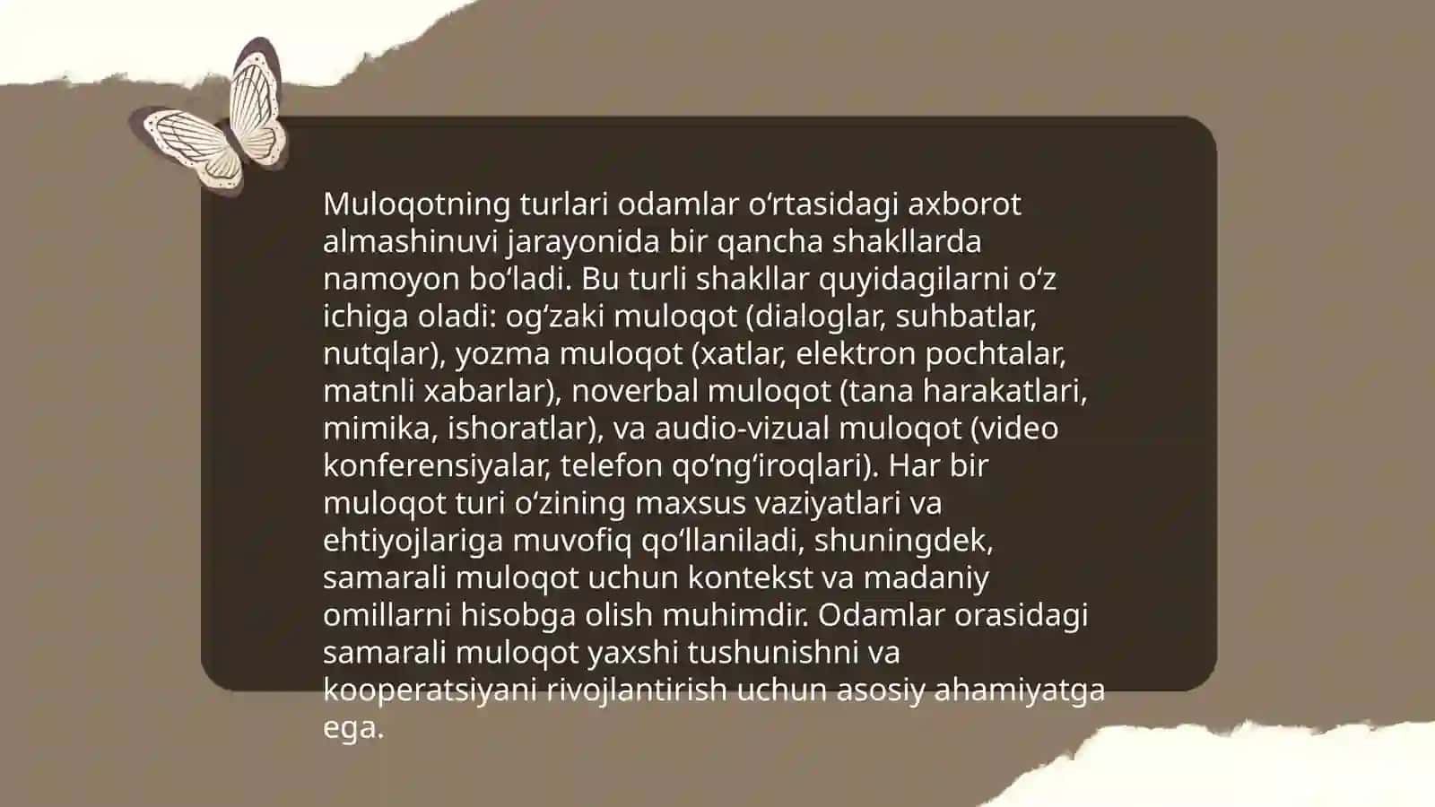 Muloqot haqida tushuncha 4